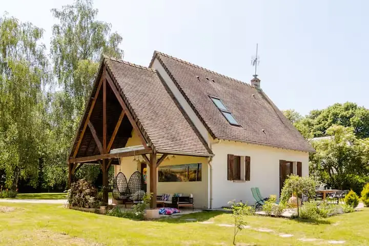 Maison contemporaine de charme Le Champ des Mouettes avec terrasse et jardin